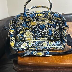 Vera Bradley Ellie Blue Weekender Duffle